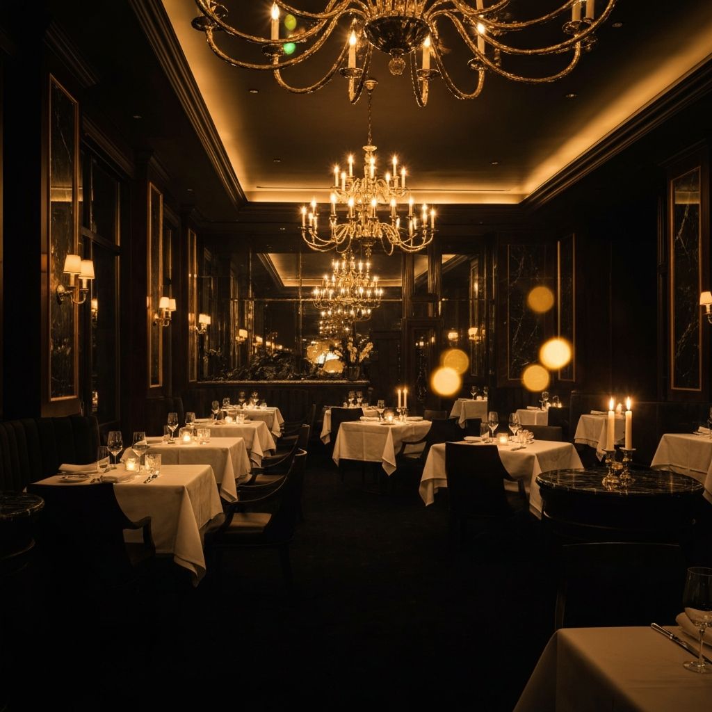 Fine dining interior